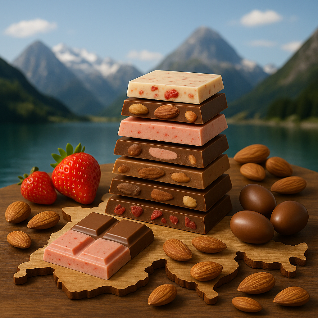 π Strawberry & Almond β Two Swiss Classics, One Sweet Box