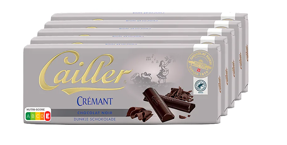 Cailler Dark Creamy Multipack 5x100g