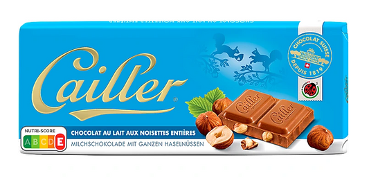 Cailler Dessert Milk Chocolate Bar 100g