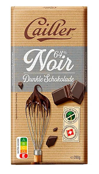 Cailler Dessert cooking chocolate Dark 64% cocoa 200g