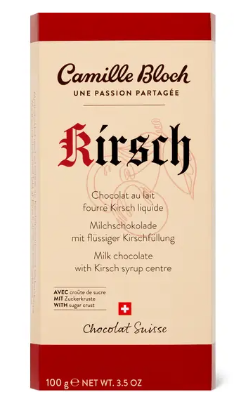 Camille Bloch Kirsch Chocolate Bar 100g
