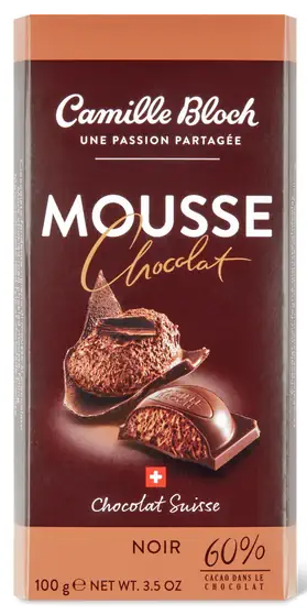 Camille Bloch Mousse Dark Chocolate with Chocolate Mousse Filling 100g