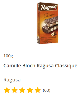 Camille Bloch Ragusa Classique 100g